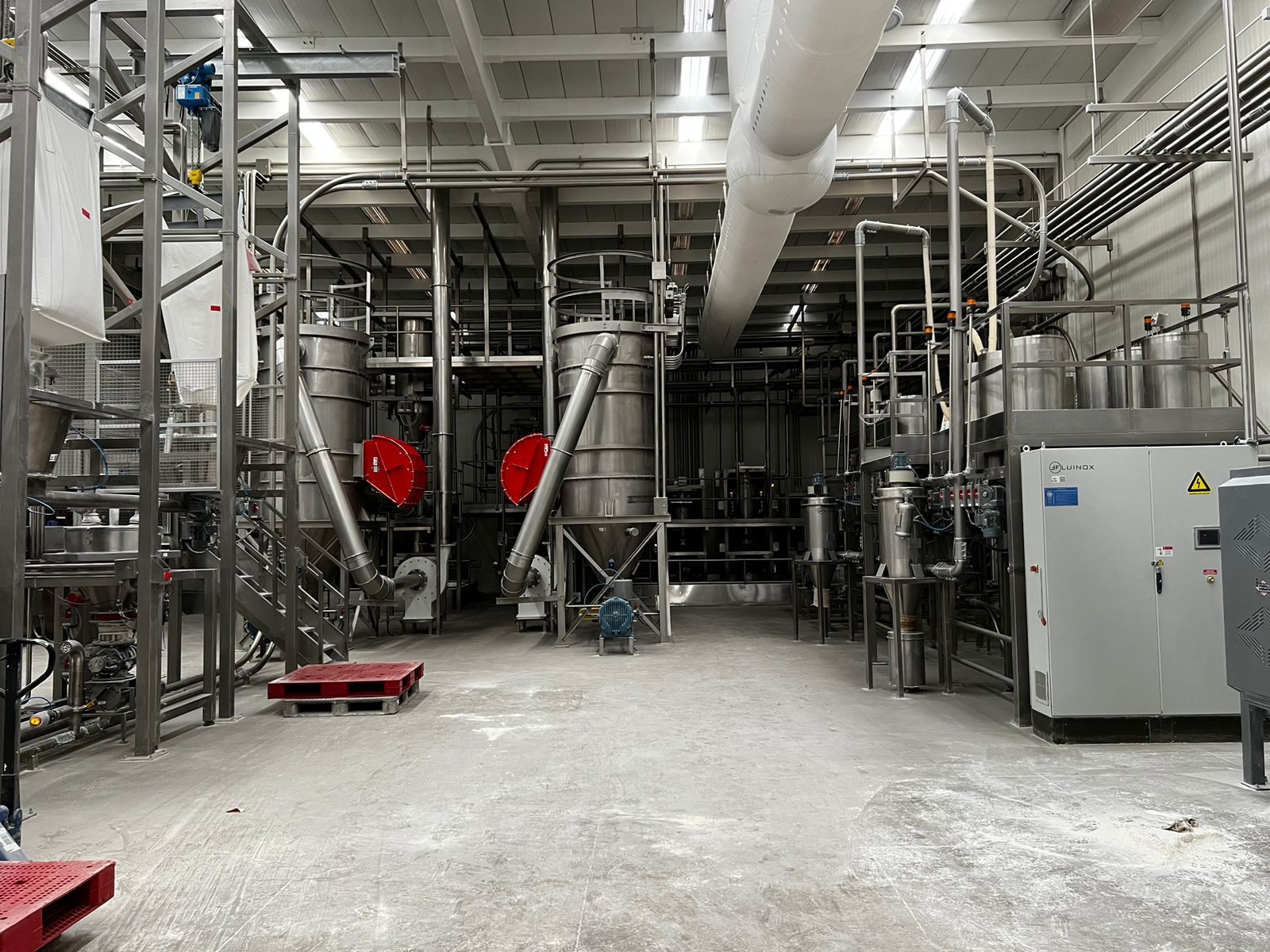Instalación industrial preparada para operación